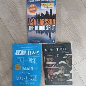 💜Book Collection: Asa Larsson, Joshua Ferris, William Corlett